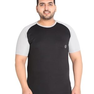 chkokko men's polyester regular fit solid sports t shirt